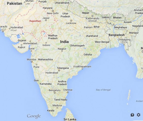 location Rajasthan map India