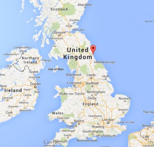 location Sunderland map England