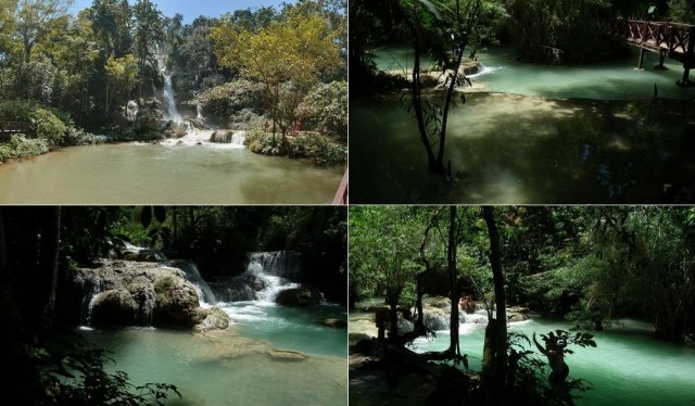 Kuang Si Waterfalls Laos, Kouang Si Waterfalls Laos, waterfalls Luang Prabang