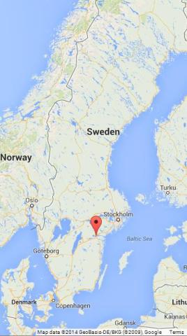 Where is Norrkoping on Map of Sweden