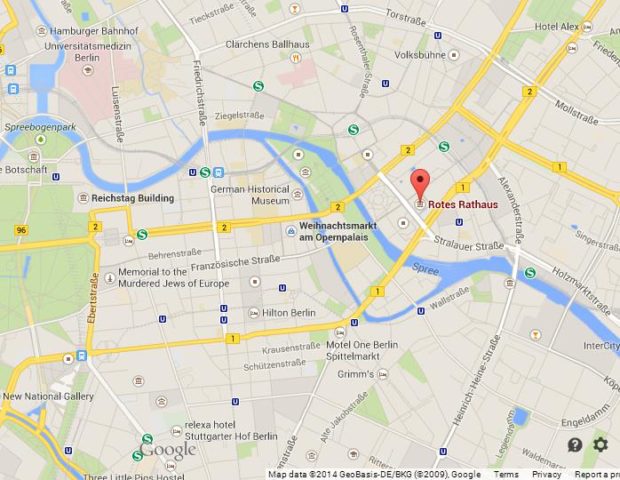 Where is Rathaus on Map of Berlin
