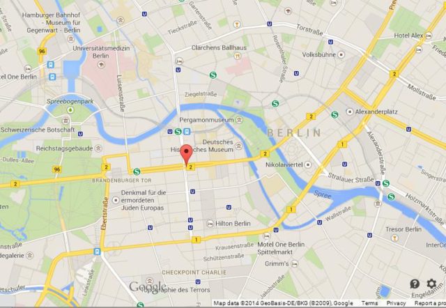 Where is Unter den Linden on Map of Berlin