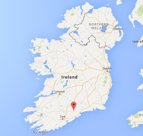 location Lismore on map Ireland