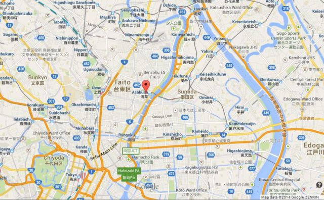 where-asakusa-on-map-of-tokyo