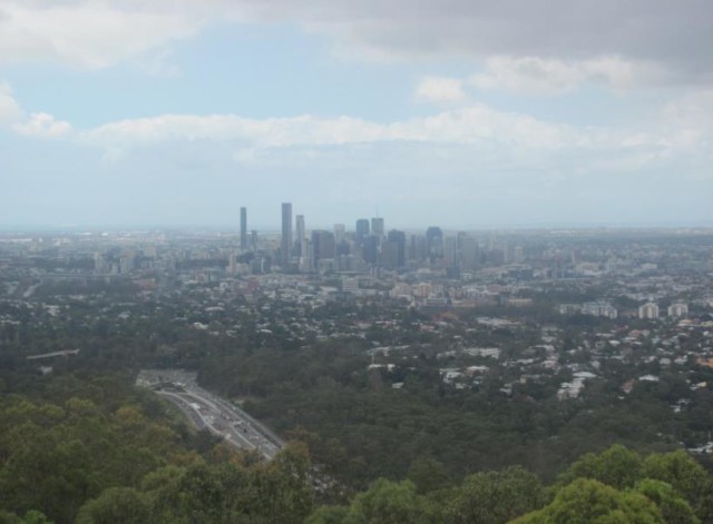 Brisbane Skyline from Mount Coot Tha