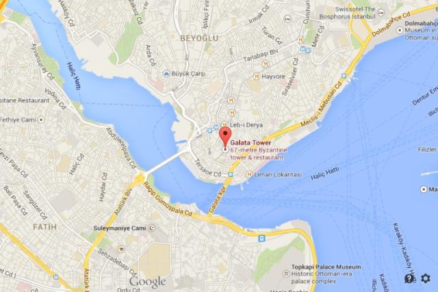 location-galata-tower-on-map-of-istanbul