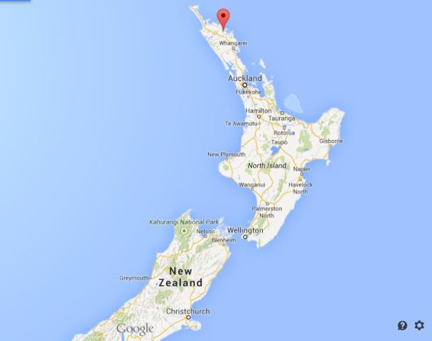 Where is Keri Keri on map of New Zealand