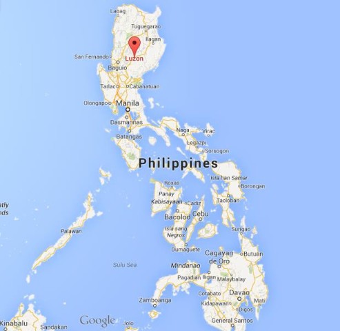 where is Luzon Island on map of Philippines