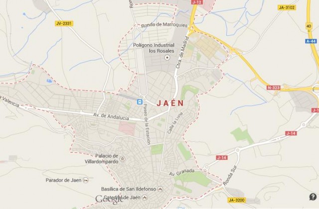 Jaen map