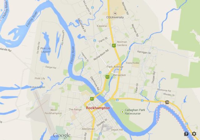 Map Rockhampton