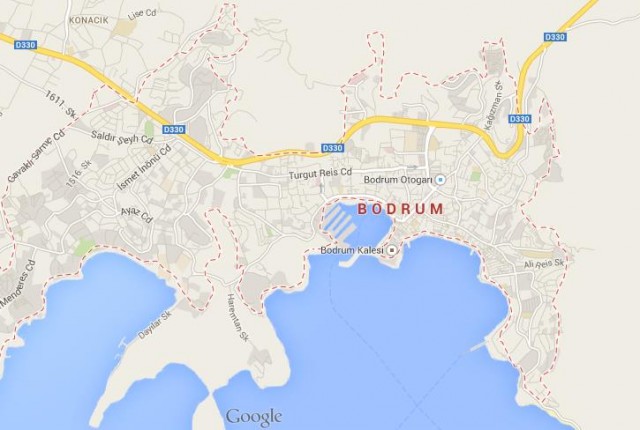 Bodrum map