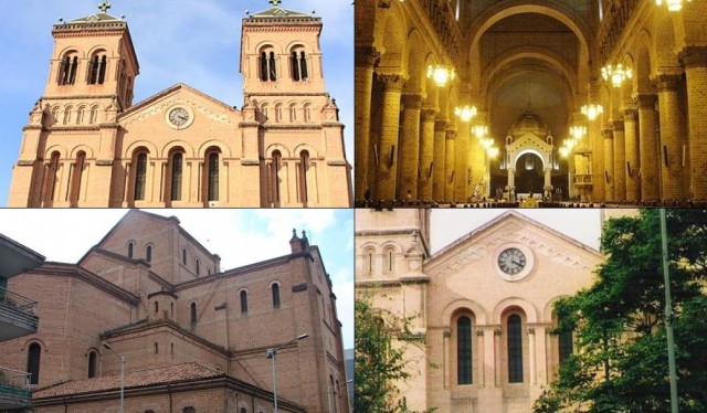 location Metropolitan Cathedral Medellin