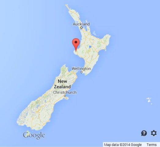 Where is Mount Taranaki on Map of New Zealand