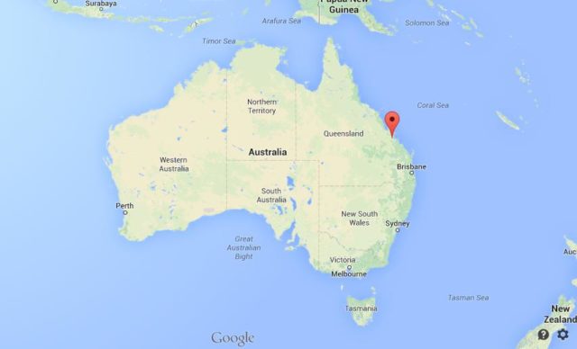Where is Rockhampton on map of Australia