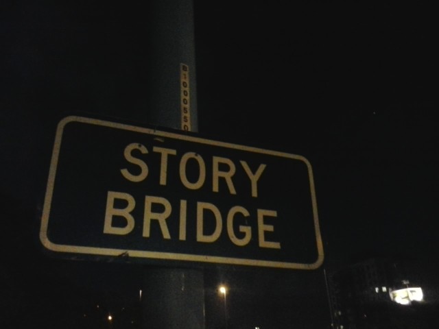Brisbane Story Bridge Sign