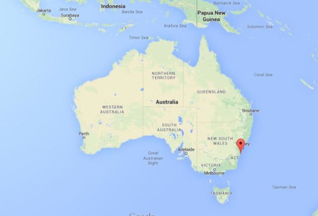 location Bowen Island on map Australia