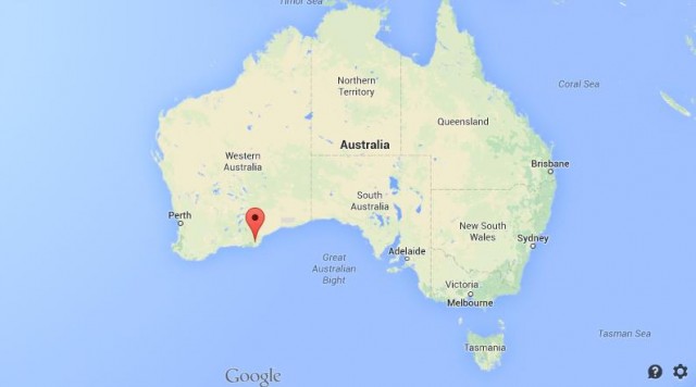 location Cape Arid on map of Australia