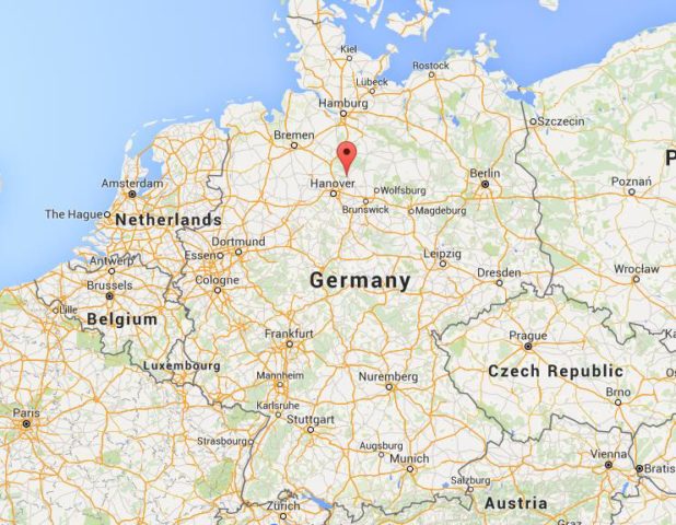 Location Celle on map Germany