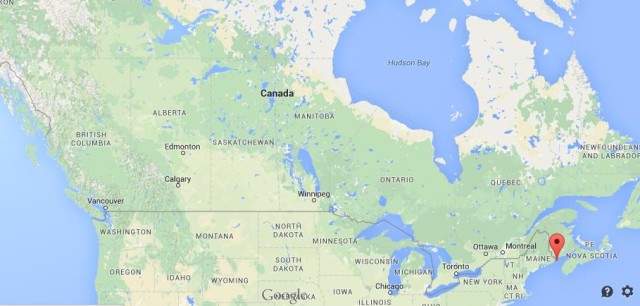 location Grand Manan Island on map Canada