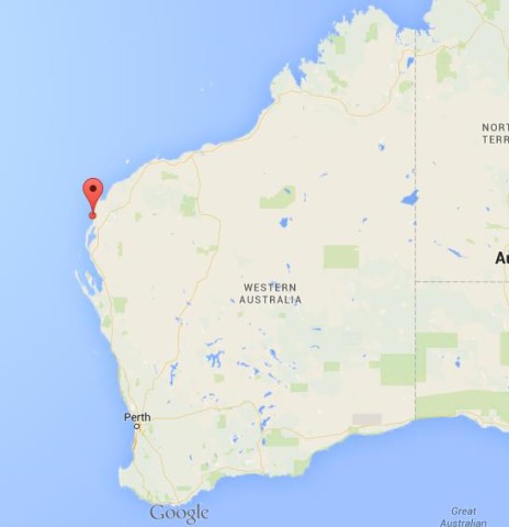 location Ningaloo Reef on map Western Australia