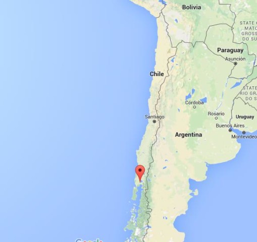 location Puerto Varas on map Chile
