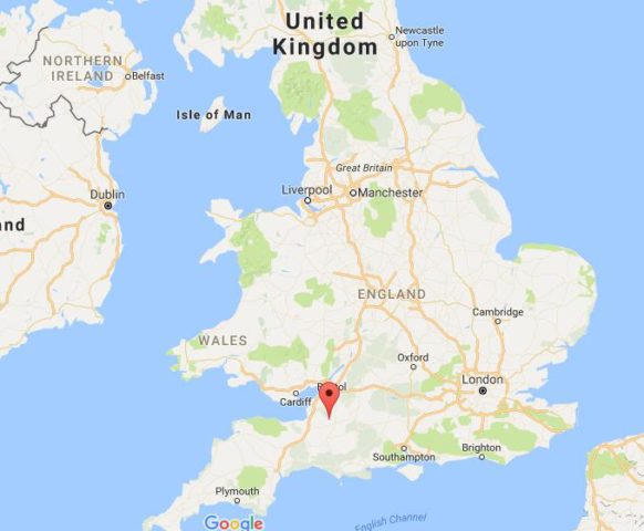 Location Wells on map England