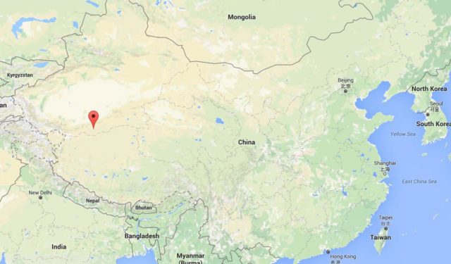 Where Kunlun Mountains on map China