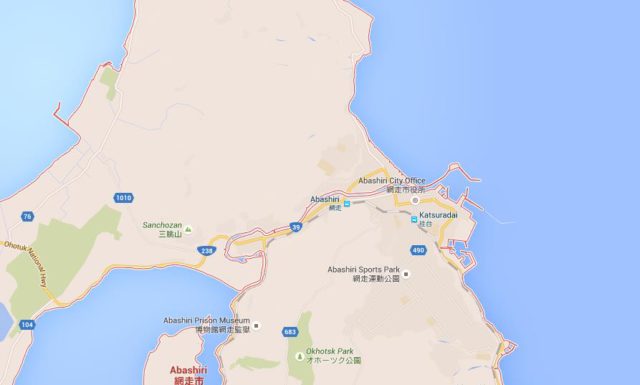 Map of Abashiri Japan