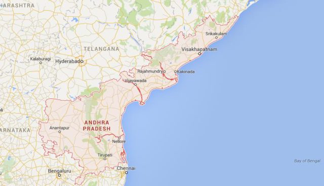 Map of Andhra Pradesh India