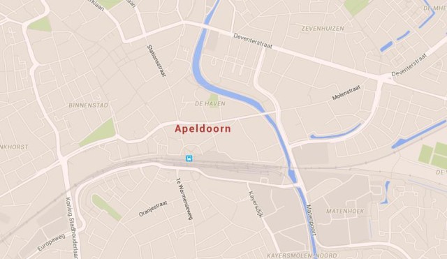 Map of Apeldoorn Netherlands