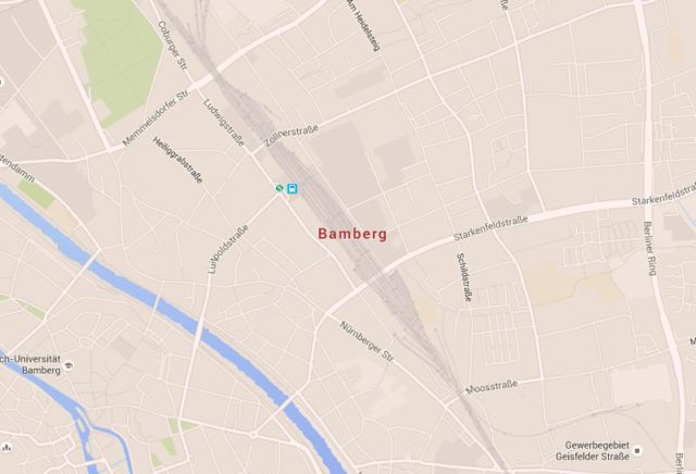 Map of Bamberg Germany