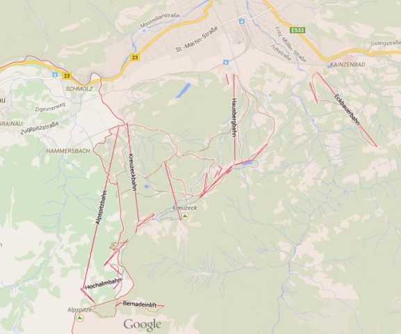 Map of Garmisch Partenkirchen Germany