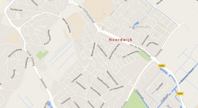 Map of Noordwijk Netherlands