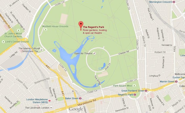 where is Regent's Park