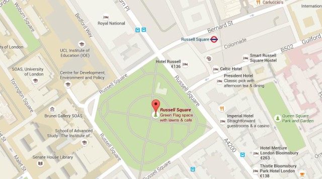 where is Russell Square