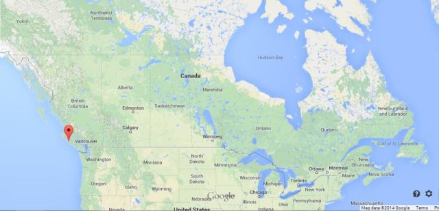 Where is Nootka Island on Map of Canada