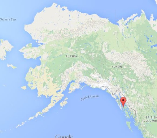 location Alexander Archipelago on map of Alaska