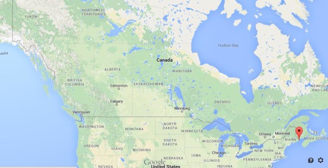 location Campobello Island on map Canada