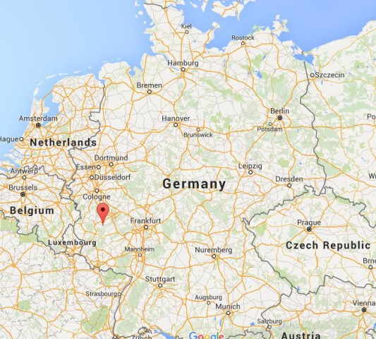 Location Cochem on map Germany