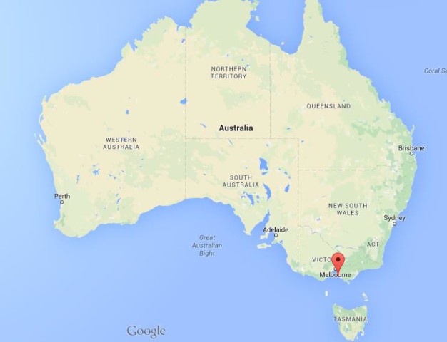 location Cowes on map Australia