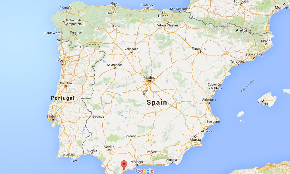 Where Is Estepona On Map Spain 