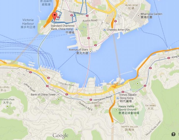 location International Commerce Centre map Hong Kong