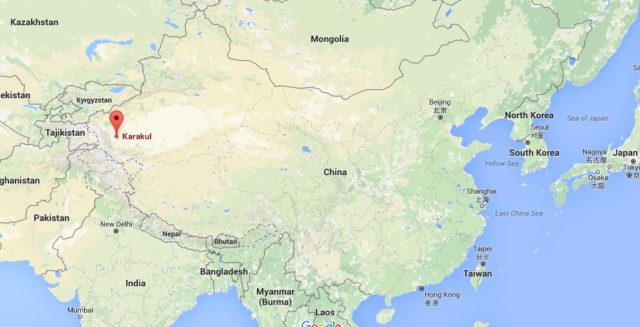 Location Karakul on map China