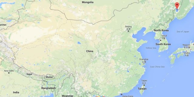 Location Lake Xingkai on map China