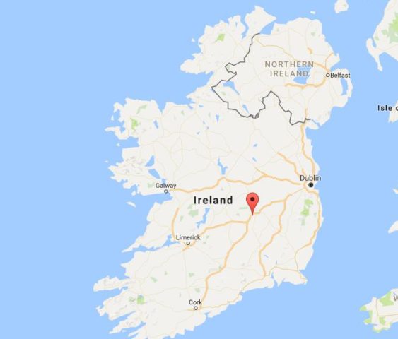 Location Laois on map Ireland