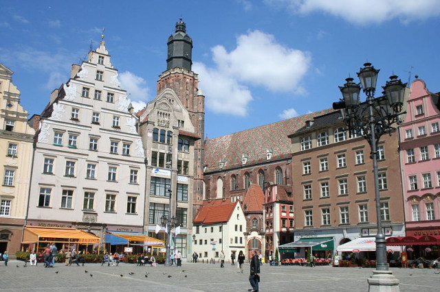 Wroclaw old market square