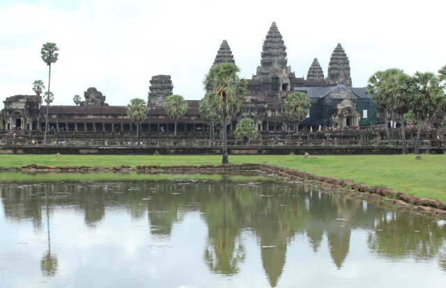 Angkor Wat Water Mirror Cambodia