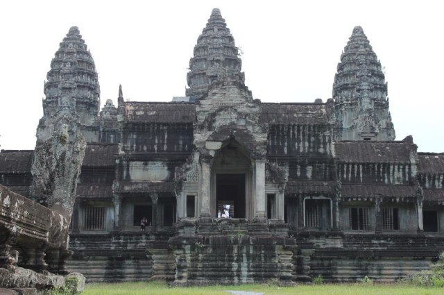 Angkor Water Three Towers Cambodia
