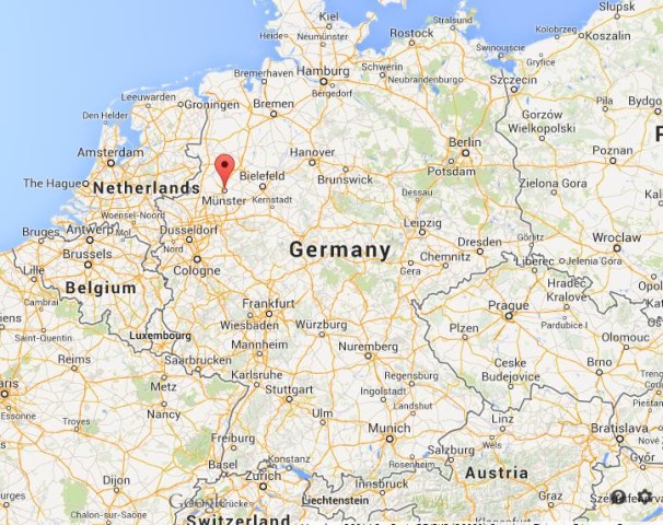 Where is Munster on map of Germany