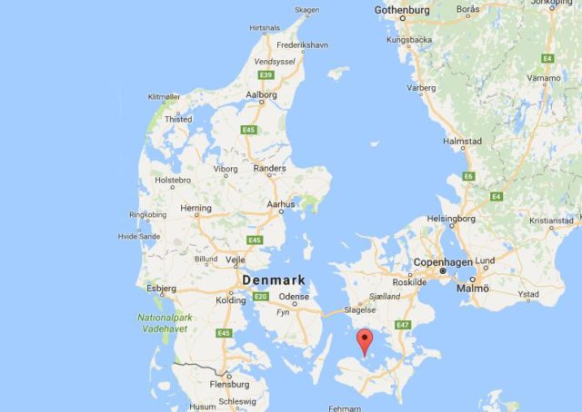 Location Fejo on map Denmark